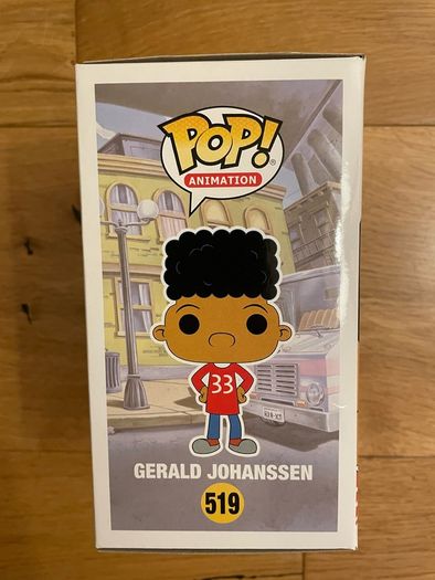 Funko Pop! Gerald Johanssen #519. Hey Arnold. Nickelodeon. Mint Condition.