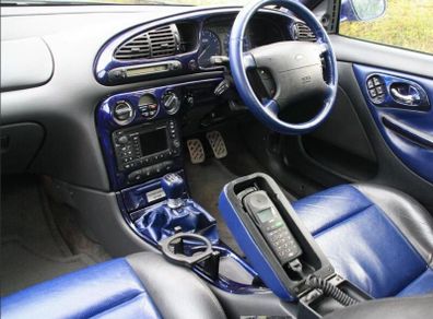1996 Ford P7000 Motorola D460 GSM 900 Vintage Retro Brick Phone with Leather Holster & Charger