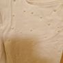 Women's White Pearl Jeans NWOT SIZE 12 Image 2