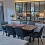 Next Bronx Herringbone Dining Table Image 2