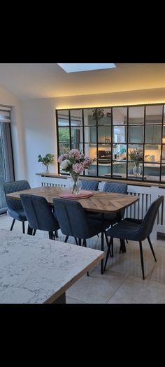 Next Bronx Herringbone Dining Table