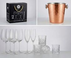 QUICK SALE(BARGAIN): Complete Barware, Gin Set, Ice Bucket & Glassware Bundle - Excellent Condition | Collection D13