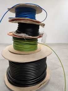 Job lot of electrical and industrial cable lapp can bus and asorted reels