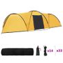 Camping Igloo Tent 650x240x190 cm 8 Person Yellow Image 2