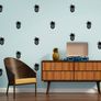 Pineapple Wall Decal, Pineapple Wall Stickers, Pineapple Pattern, Party Decor, Vinyl Decal Set, Wall Art, Unique Gold Decor Image 2