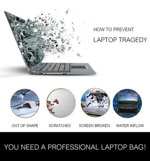 Commuter Laptop Bag Black 15.6inch