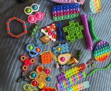 Lot of fidget toys