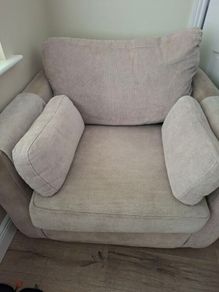 3 seater couch and arm chair