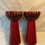 A Pair of Mid Seventies West German Ceramic Candlesticks Image 2