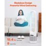 Velocity Floor Fan that Blows Cold Air, 80 Oscillating 8-Speed Fans, 8H Timer, Standing Fans with H13 HEPA Filtration, Remote Control & Air Purification Mode Image 2
