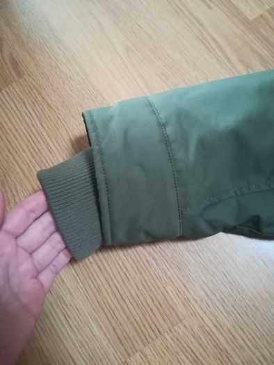H&M warm winter parka in khaki