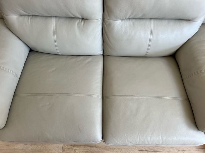 Full Italian leather - two seater sofa.