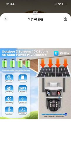 Cctv. Solar SIM card camera ptz