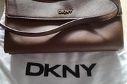 DKNY Tan leather cross body bag
