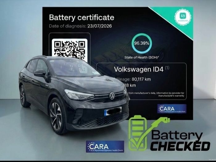 2022 Volkswagen Id.4 95.39 Percent Battery Health