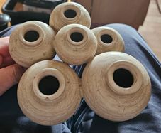 Unusual Pottery Candle Holder