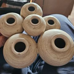 Unusual Pottery Candle Holder