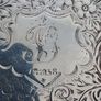 Sterling Silver Art Deco XL Vesta Case(67 grams) Image 8