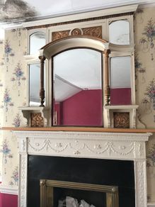 Victorian over mantle mirrors.