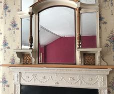 Victorian over mantle mirrors.