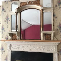 Victorian over mantle mirrors.