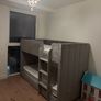 Modern Grey Velvet Bunk Bed Frame [+ 2 Mattresses Optional] Image 2