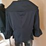 Women's Jacket Black Satin NWT SIZE 16 Image 4