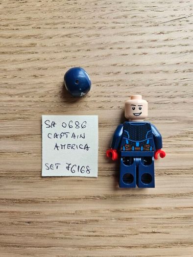 lego sh0686 captain america, set 76168