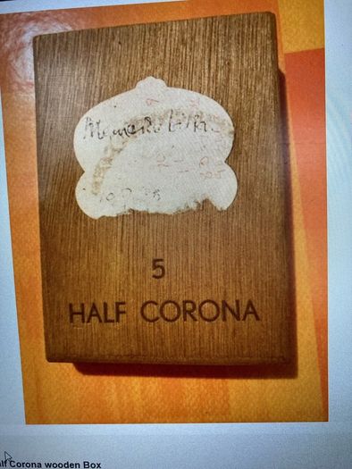 Ritmeester 5 Half Corona Wooden Box