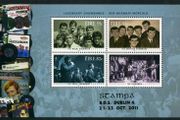 2011 Ireland Stampa Members Souvenir overprinting Showbands Commemorative Stamps Miniature Sheet Mint Never Hinged (MNH)