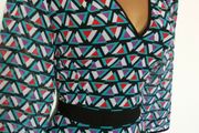 Karen Millen Geometric Asymmetric Dress - Multicolour