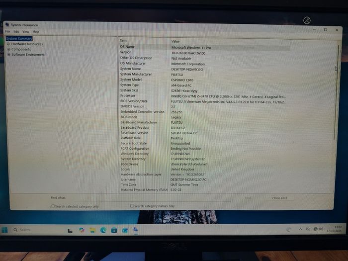 Fujitsu Esprimo C910 Desktop