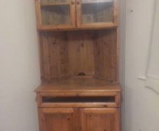 Beautiful Ailesbury pine tv,dvd,/video,storage and display corner cabinet.