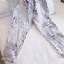 Floral Linen Summer Trousers Image 5