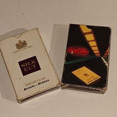 Silk Cut and Benson & Hedges playing cards