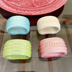Le Creuset Napkin Rings Pastel Set of Four