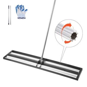 Lawn Leveler with 83.9 in Adjustable Handle, 48x10 in Ground Plate, Heavy Duty & Rust-Resistant Metal Soil Leveler
