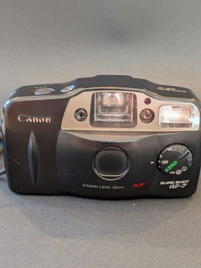 Canon Sure Shot AF7 35mm Vintage Film Camera  Tested Working