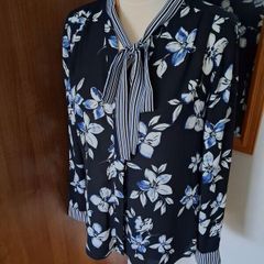 American Brand NYDJ Tie Blouse Size S
