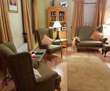 2 Queen Anne/Wingback  Chairs & Sofa