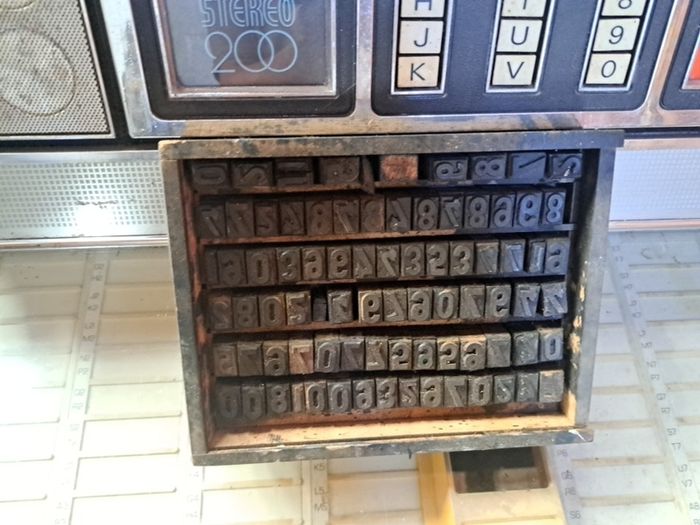 Vintage Wooden Typography Stamps
