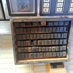 Vintage Wooden Typography Stamps