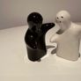 Salt and Pepper People Hugging Image 4