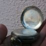 Omega Pocket Watch Men Sterling Silver  Rare Vintage Model Working Collectible Image 9