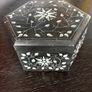 hand-carved soapstone jewelry box, likely originating from India Image 2