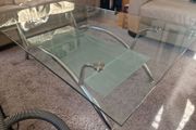 Large Designer Coffee Table Glass (2 levels)