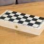 Draughts And Backgammon Game Board, 3-in-1 Board Games for Kids And Adults, White (FREE POSTAGE) Image 5
