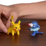 Pokemon 2 Inch Battle Action Figure 2-Pack, includes 2" Pikachu and 2" Popplio Image 2