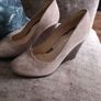 "Clarks" suede wedge shoes Image 5