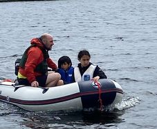 Yamaha 300s inflatable with 8hp Mercury outboard